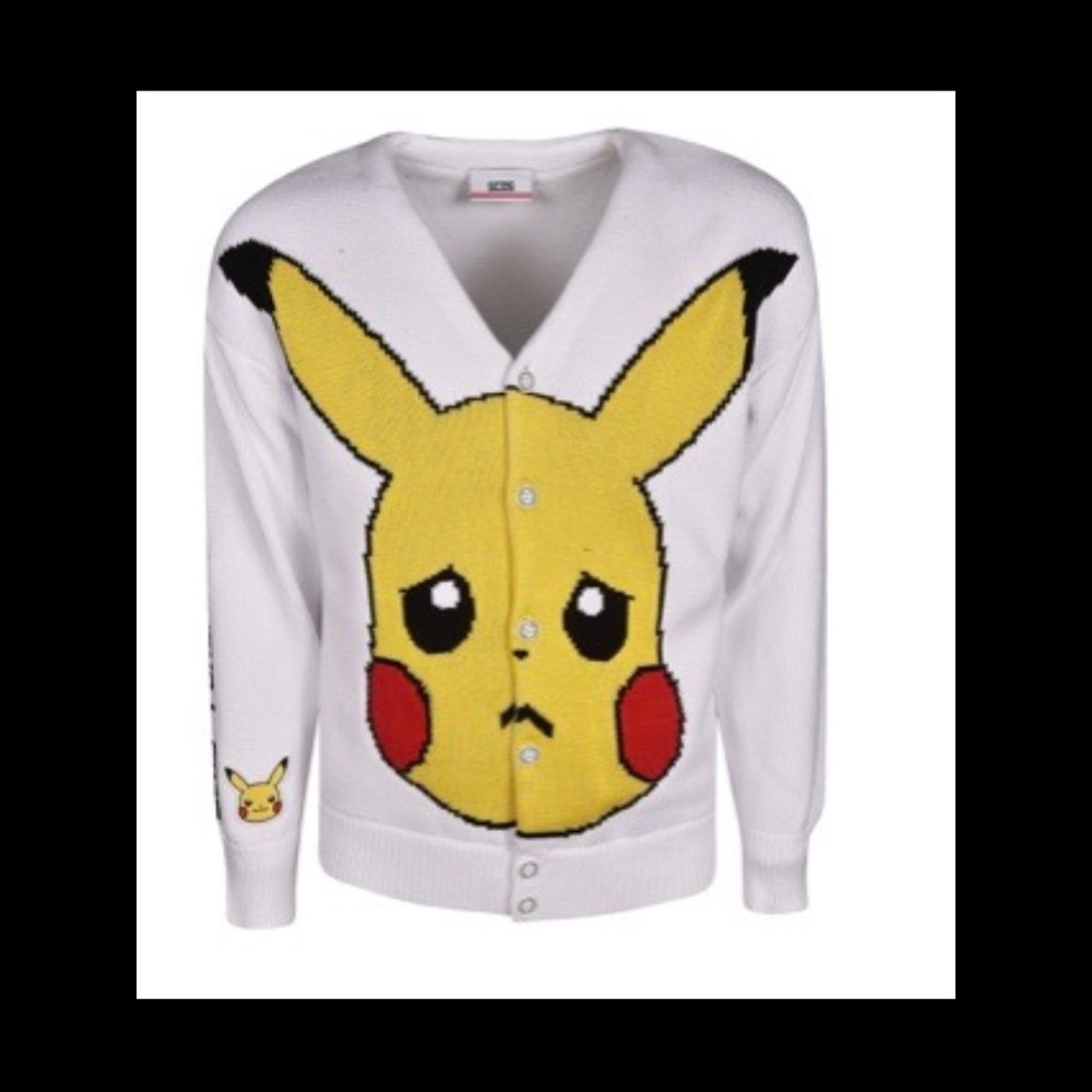 White Pikachu Cardigan